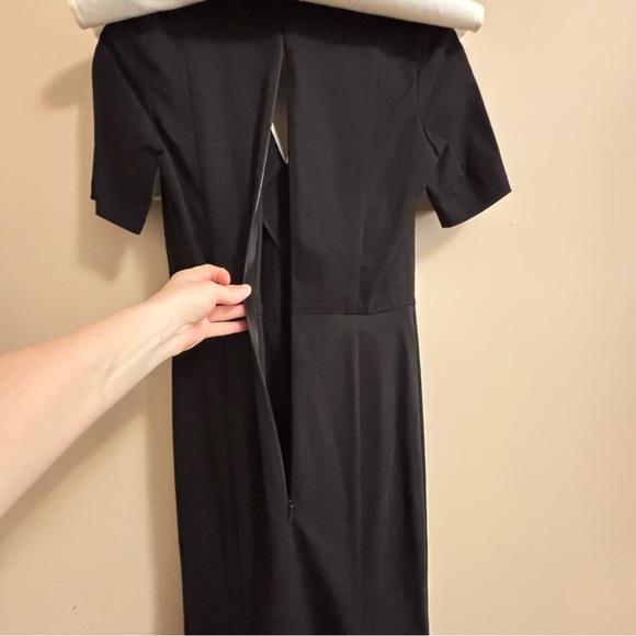 Anouki Designer Sz XS Amore Black And White Embellished Cotton Dress - Picture 8 of 16